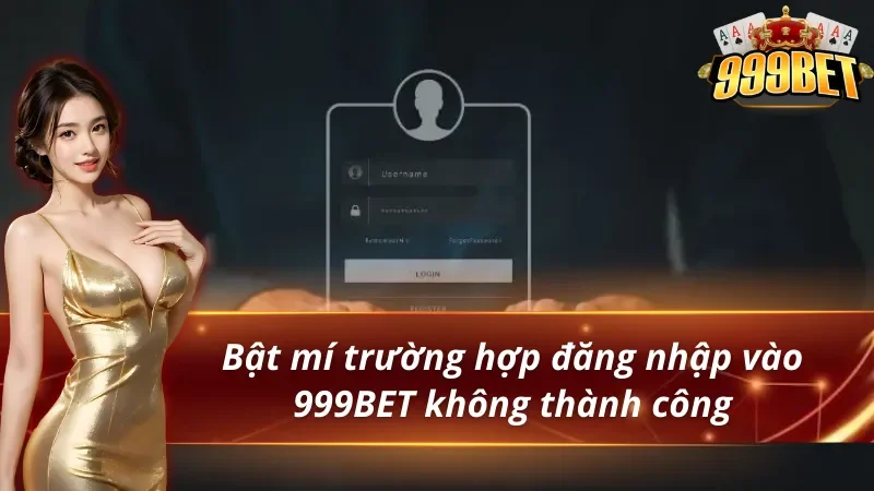 Bật mí trường hợp đăng nhập 999BET không thành công