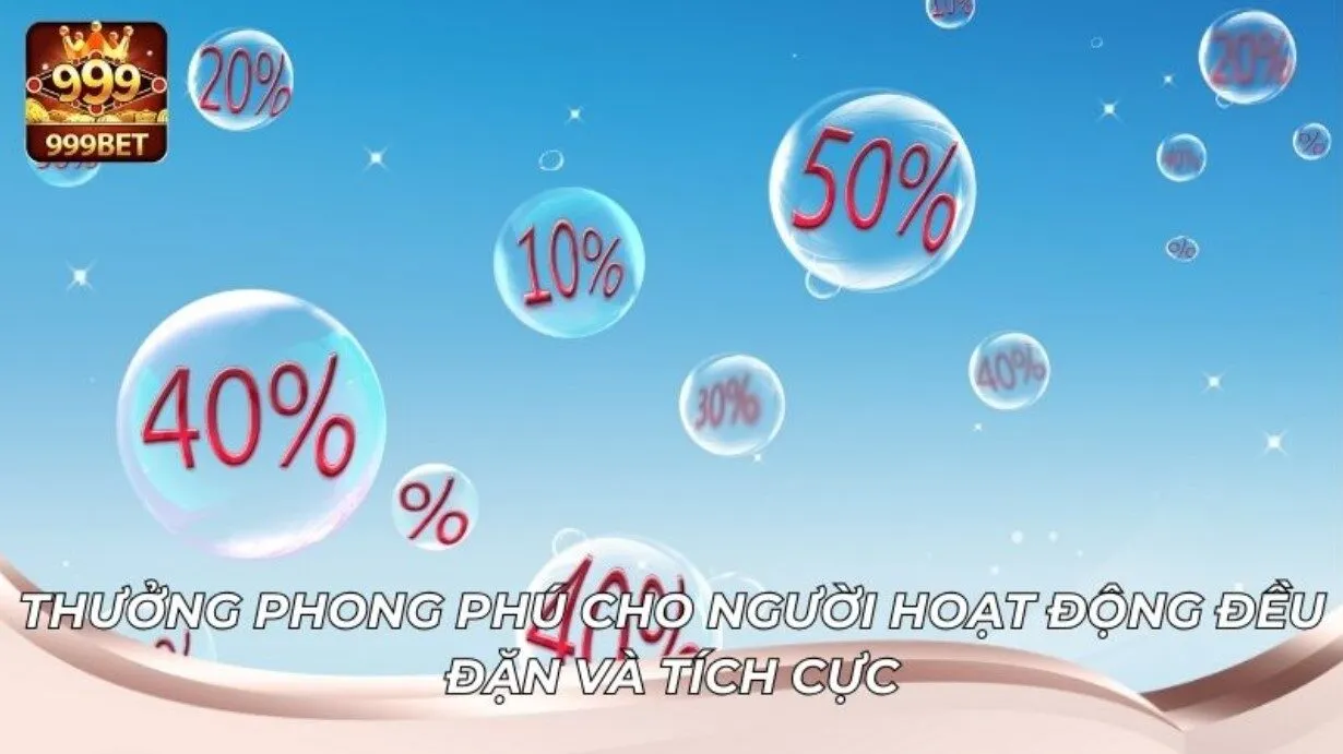 Sự kiện khuyến mãi 999BET hàng tuần/tháng có gì hot?