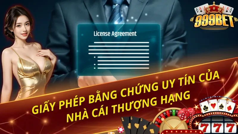 Giấy phép hoạt động nhà cái đã sở hữu được